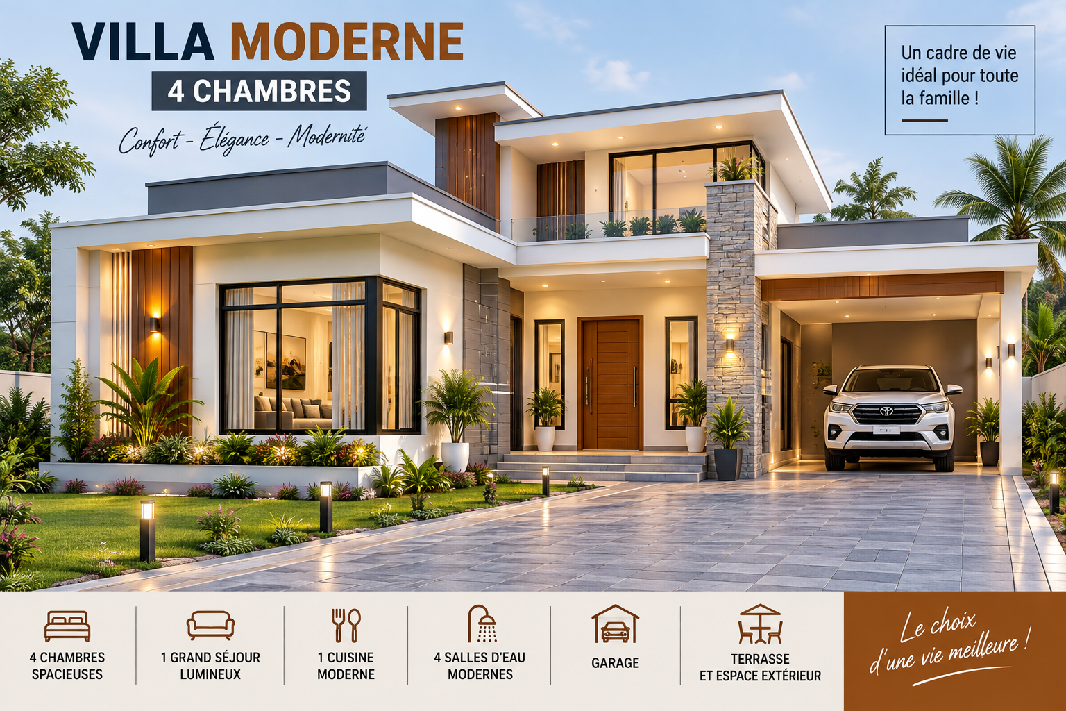 Villa moderne 4 chambres